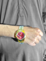 RLX GOLDEN CHAIN & RED DIAL Stainless Steal - Image 5