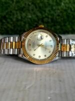 ROLEX IN CROWN TWO-TONE GOLD FACEPLATE– Stainless Steal - Image 5