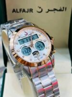 AL-FAJAR SILVER CHAIN & CIRCLE DIALS