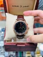 AL-FAJAR LEATHER STRAPS WATCHES